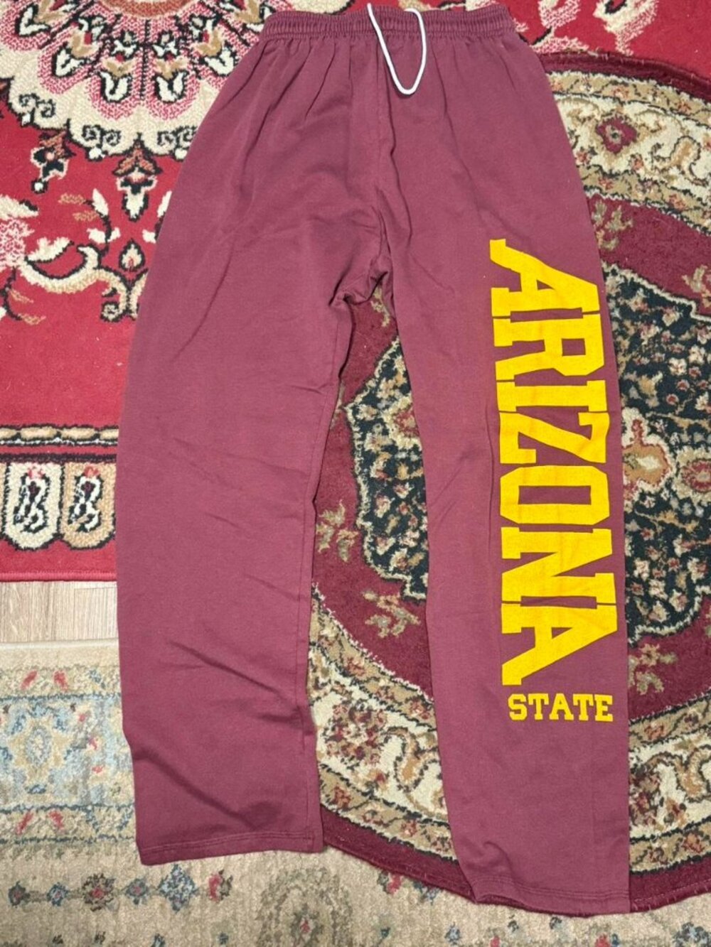 Vintage Arizona State University burgundy sweatpants
